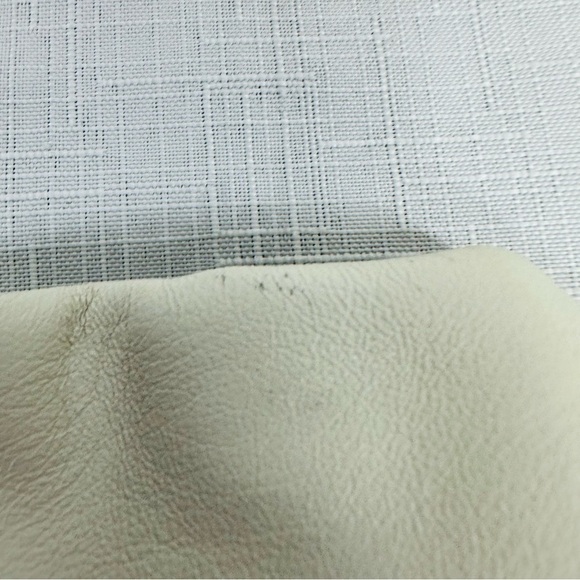 ECCOCI women’s Size 14 Cream/ivory Leather Jacket - Picture 11 of 11